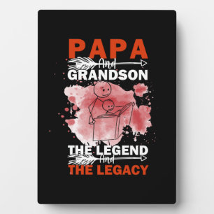 Grandfather Quotes Papa And Grandson Plaque