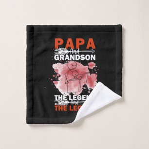 Grandfather Quotes   Papa And Grandson Wash Cloth