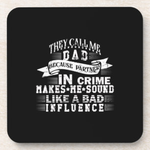 Grandfather Quotes They Call Me Dad Coaster