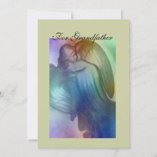 Grandfather Rainbow Angel Invitation