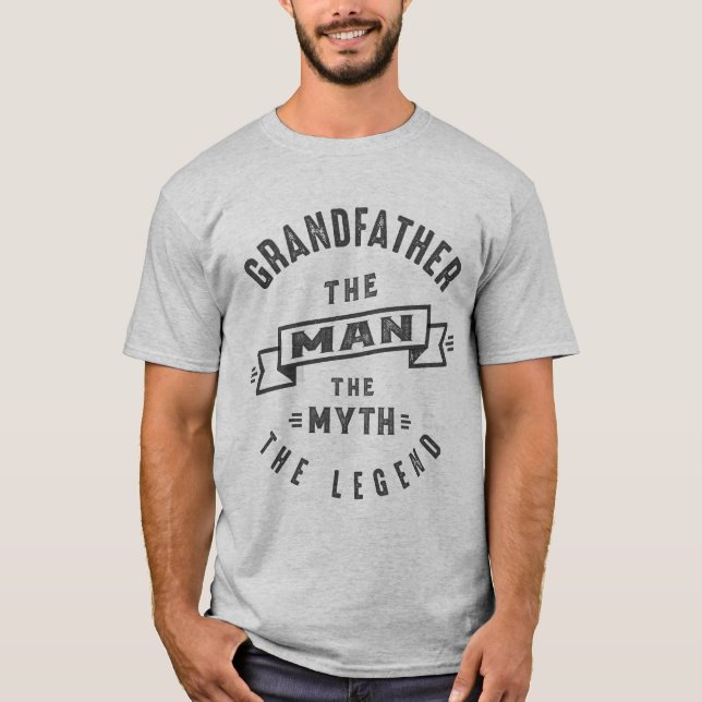 Grandfather The Myth T-Shirt (Front)