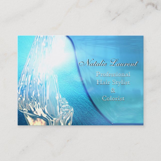 Grandflair Modern Stylist  3.5" x 2.5" Business Card (Front)