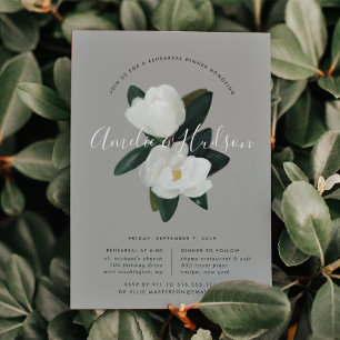 Grandiflora Rehearsal Dinner Invitation