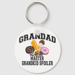 Grandkid Spoiler Grandad Key Ring