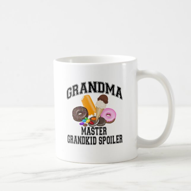Grandkid Spoiler Grandma Coffee Mug (Right)