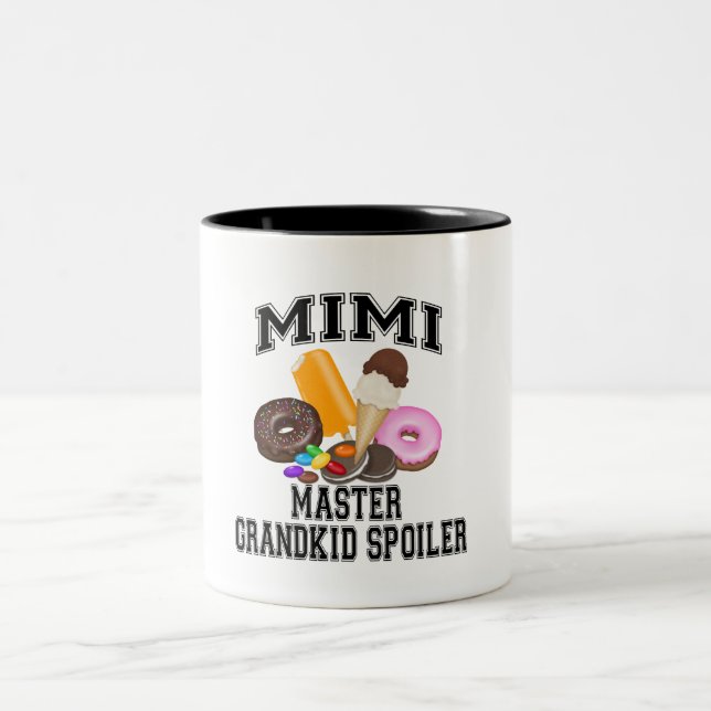 Grandkid Spoiler Mimi Two-Tone Coffee Mug (Center)