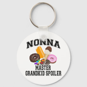Grandkid Spoiler Nonna Key Ring
