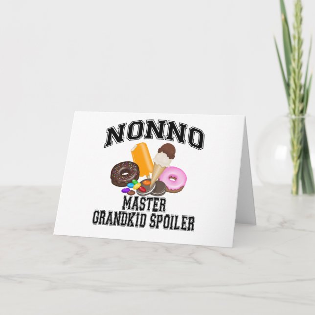Grandkid Spoiler Nonno Card (Front)