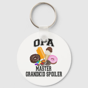 Grandkid Spoiler Opa Key Ring