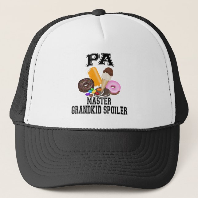 Grandkid Spoiler Pa Trucker Hat (Front)