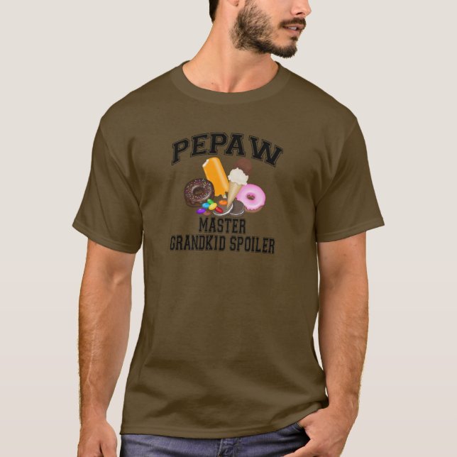 Grandkid Spoiler Pepaw T-Shirt (Front)
