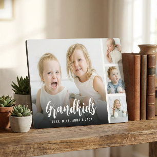 Grandkids Customised Photo Collage Plaque