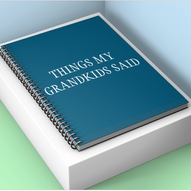 Grandkids Funny Things they Said for Grandparents Notebook (Creator Uploaded)