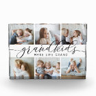 Grandkids Make Life Grand | Collage Photo Block