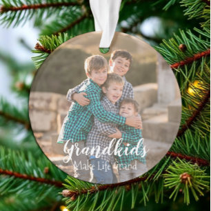 Grandkids Make Life Grand Ornament