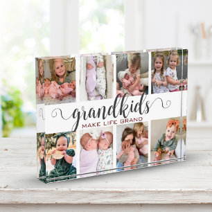 Grandkids Make Life Grand Photo Grandparent Gift