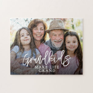 Grandkids Make Life Grand Photo Jigsaw Puzzle