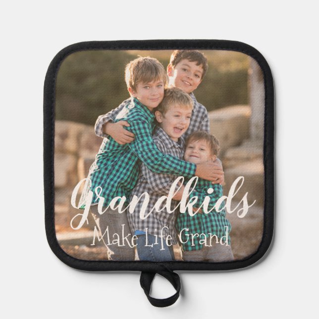 Grandkids Make Life Grand Pot Holder (Front)