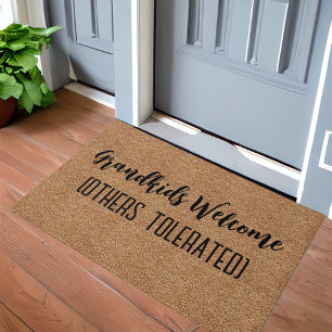 Grandkids Welcome Others Tolerated - Welcome Doormat