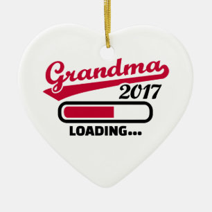 Grandma 2017 ceramic tree decoration