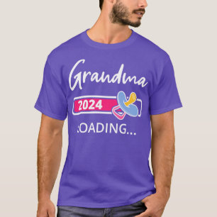 Grandma 2024 Loading I Promoted To Grandmother T-Shirt