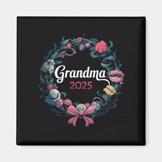 Grandma 2025 For New Grandmother Gift Magnet (Front)