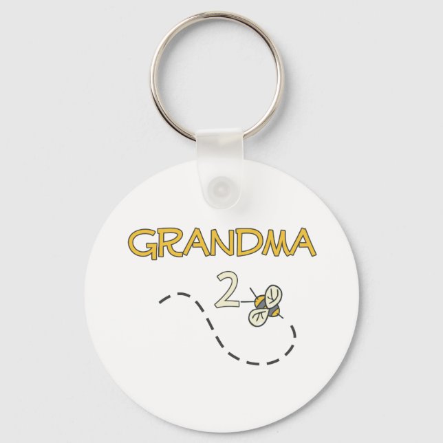 Grandma 2 Bee Key Ring (Front)