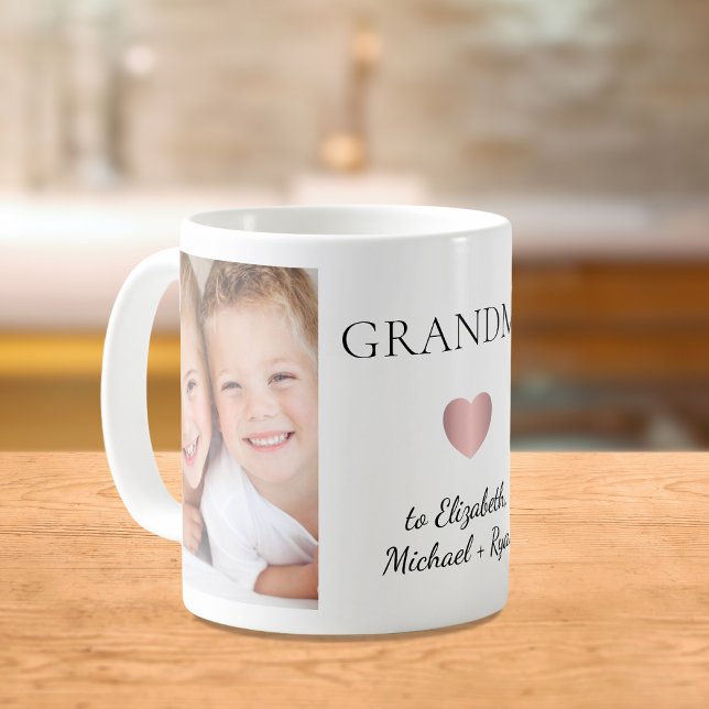 Grandma 2 Photo Coffee Mug (Creator Uploaded)