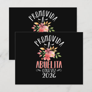 Grandma Again In Spanish Invitation