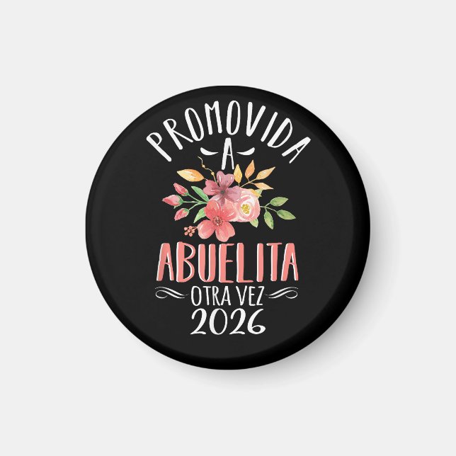 Grandma Again In Spanish Magnet (Front)