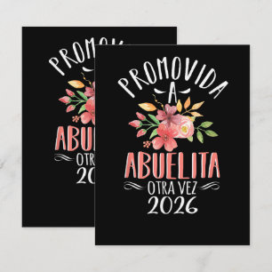 Grandma Again In Spanish Thank You Card