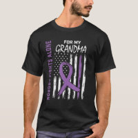 Grandma Alzheimers Awareness USA Flag Dementia Fam