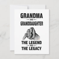 Grandma And Granddaughter  Legend And  Legacy