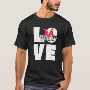 Grandma And Grandpa Gnomes For Cat Mum And Dog T-Shirt