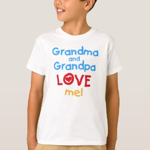 Grandma and Grandpa Love Me T-Shirt