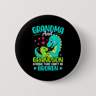 Grandma And Grandson A Bond That Cant Be Broken Di 6 Cm Round Badge
