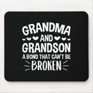 Grandma And Grandson A Bond That Can't Be Broken  Mouse Pad