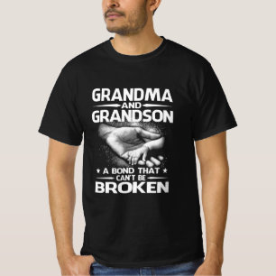 Grandma and Grandson A Bond That Can't Be Broken T-Shirt