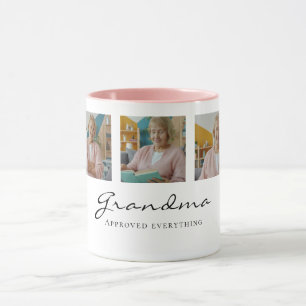 Grandma Approved Cosy Cute Minimalist Witty Coffee Mug
