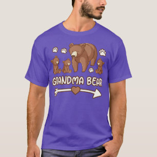 grandma bear 3 cubs tshirts, grandma bear shirt wo
