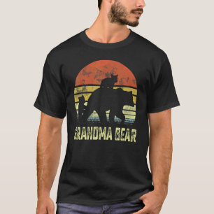 Grandma Bear Matching Family Cub 2 kids Mother's D T-Shirt