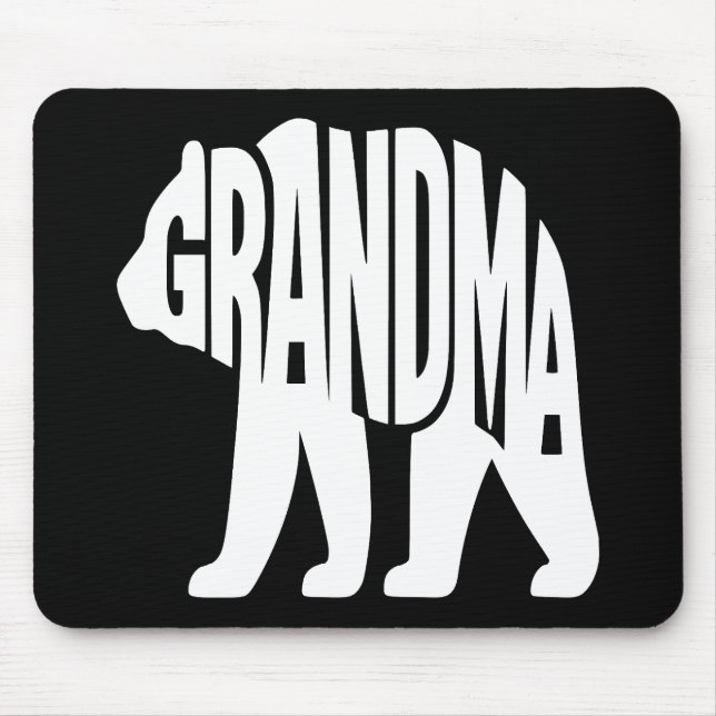 Grandma Bear  Mouse Pad (Front)
