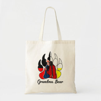 Grandma Bear Native American TShirt Tote Bag