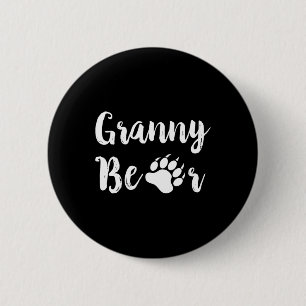 Grandma Bear T Shirt Granny Bear Mothers Day Gift  6 Cm Round Badge