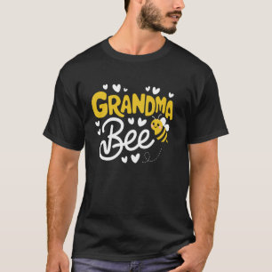 Grandma Bee Family Matching Beekeeper Cute Bee Gra T-Shirt