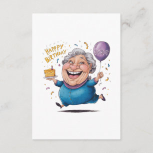 Grandma Birthday Celebration Enclosure Card