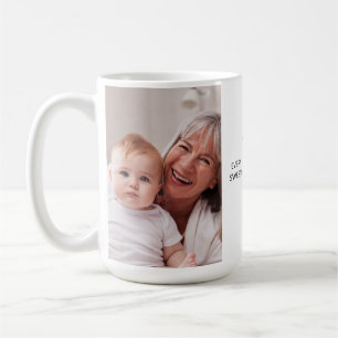 Grandma Black and White 2 Photo Coffee Mug