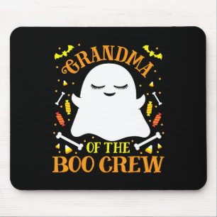 Grandma Boo Crew Ghost Matching Family Set Hallowe Mouse Pad