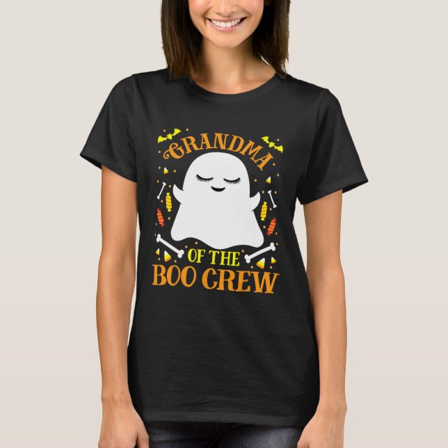 Grandma Boo Crew Ghost Matching Family Set Hallowe T-Shirt (Front)