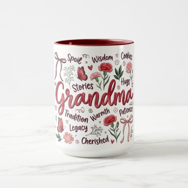 Grandma Botanical Coquette Mug (Center)